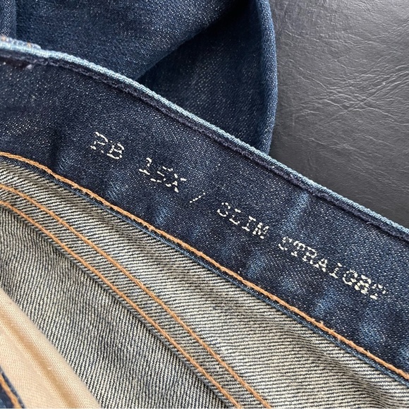 Rag & Bone Slim Straight Denim Jeans Button Fly Size 36 - Picture 8 of 9